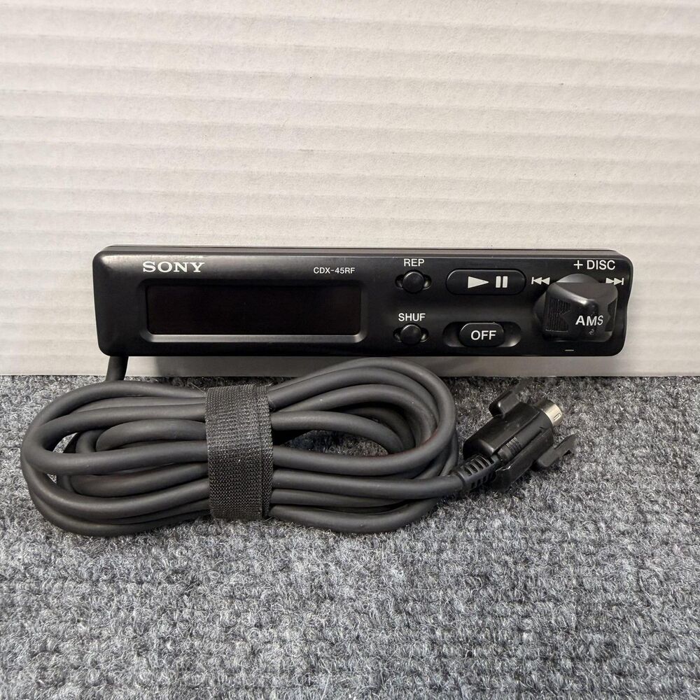 Sony CD Remote Commander Black CDX-45RF Car Audio Wired Controller Unit